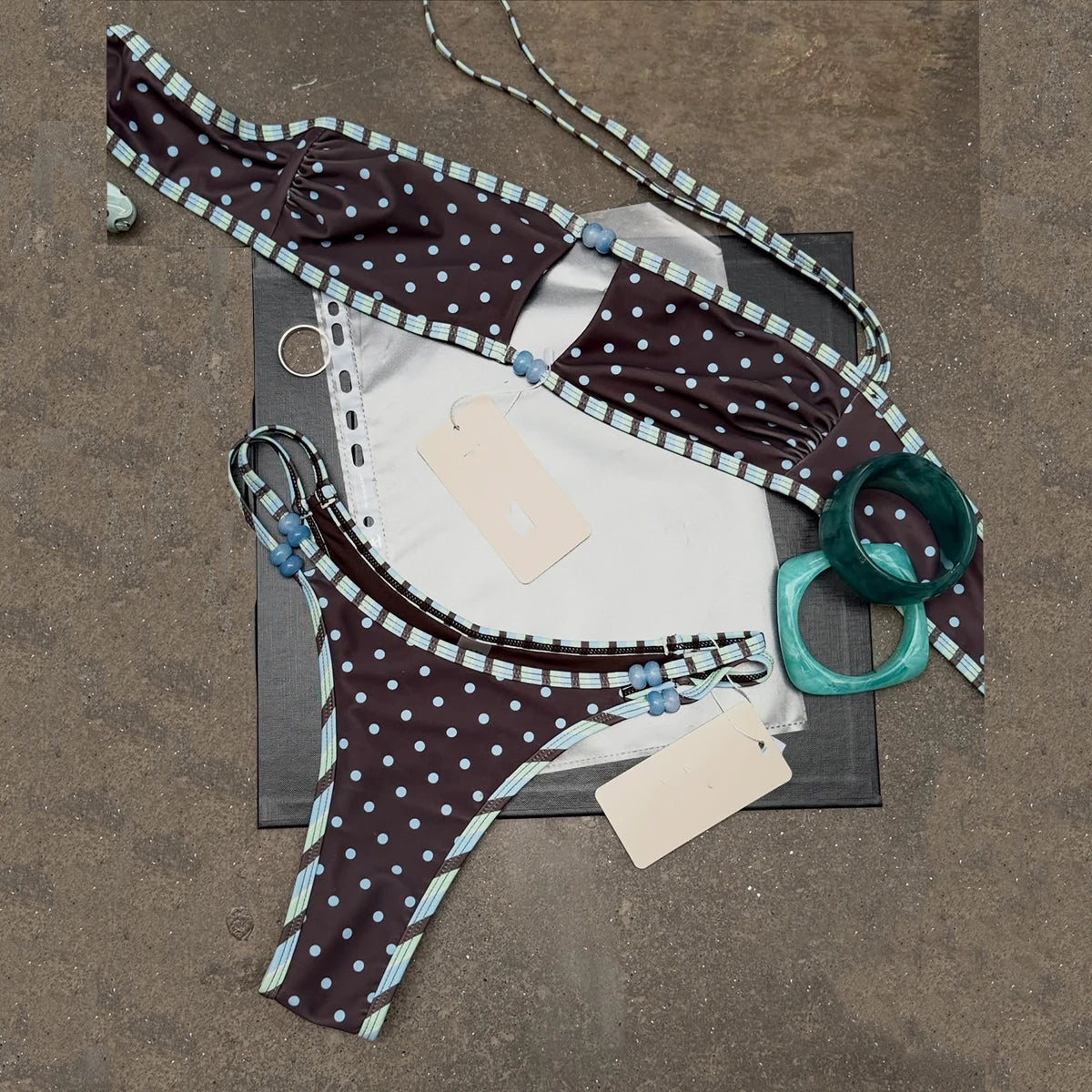Bandeau Bikinis 2026 Sexy Women Swimsuit Swimwear Female Bikini Set Brazilian Dot Biquini Bathing Suit Swimming Suit Beachwear